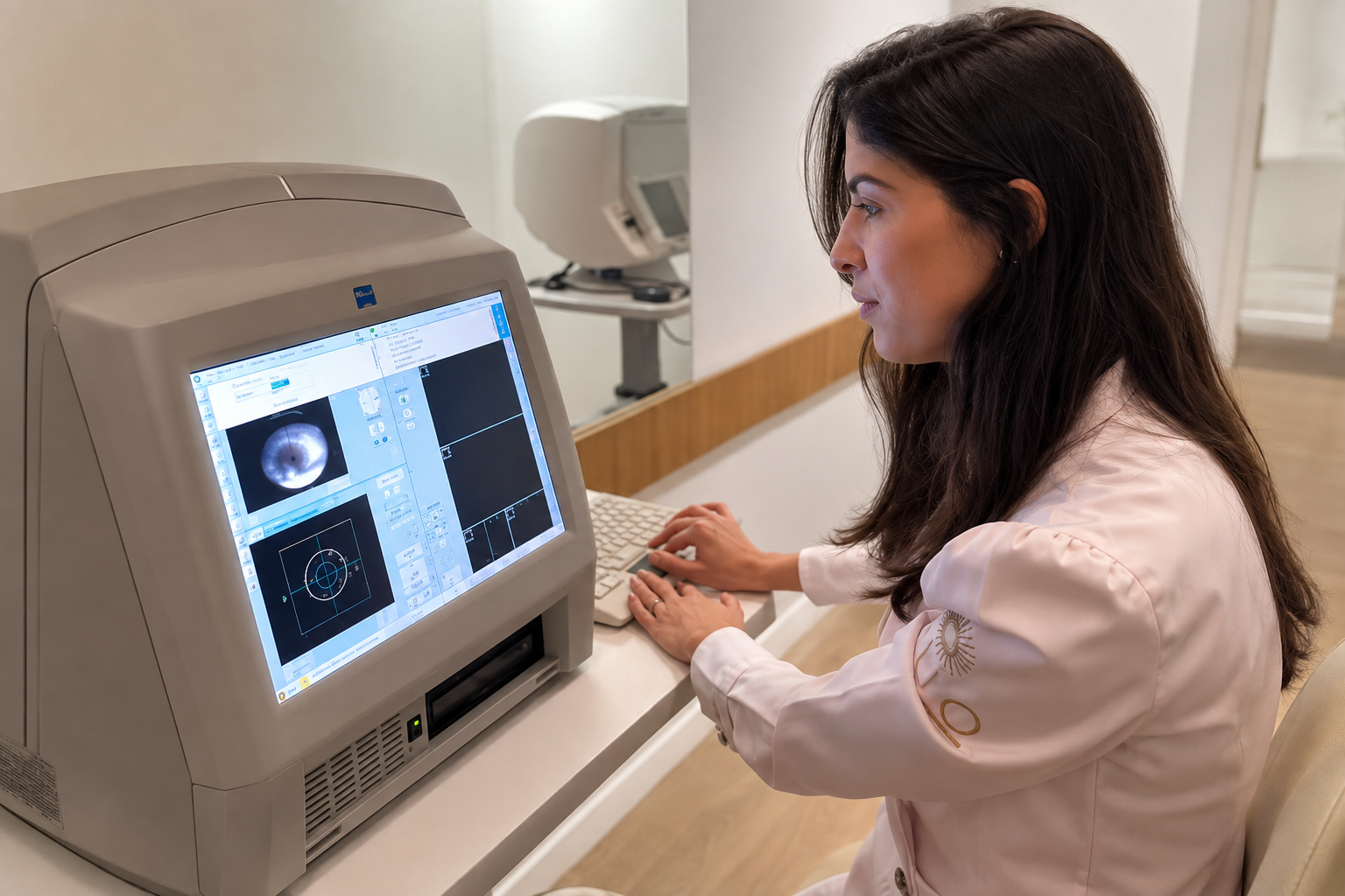 Equipamento de tomografia de retina para diagnóstico preciso